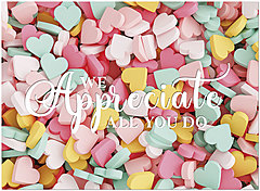 Select a verse or write your own. Valentine's Appreciation D2946U-Y